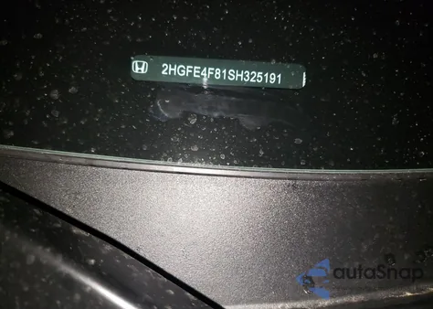 2025 Honda Civic Sport z USA, uszkodzony, nr VIN 2HGFE4F81SH325191